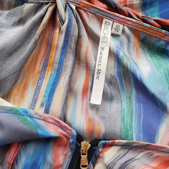 🎈2/$50 Rachel Roy Oversized XS Romper 100% Silk - Picture 10 of 10